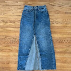 Denim forum “90s vintage maxi skirt”